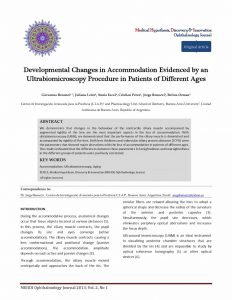 Cambios del desarrollo en la acomodación evidenciados por un procedimiento de ultrabiomicroscopía en pacientes de diferentes edades