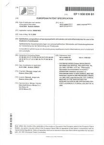 Patente Método Benozzi Unión Europea