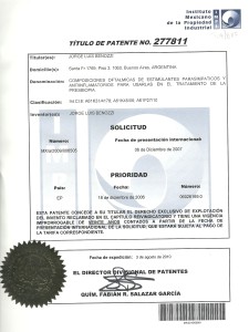 Patente Método Benozzi México