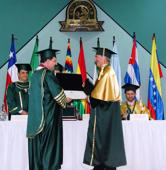 Recibiendo el Reconocimiento
